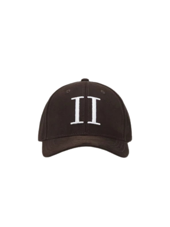 Les Deux Encore Suede Baseball Cap - Turkish Coffee Brown